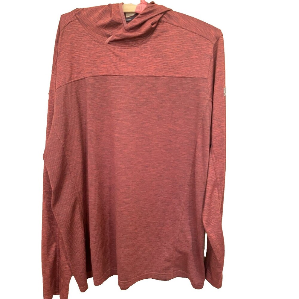 Kuhl Hoodie Mens XL Maroon Engineered Hoody Lightweight Performance Outdoor